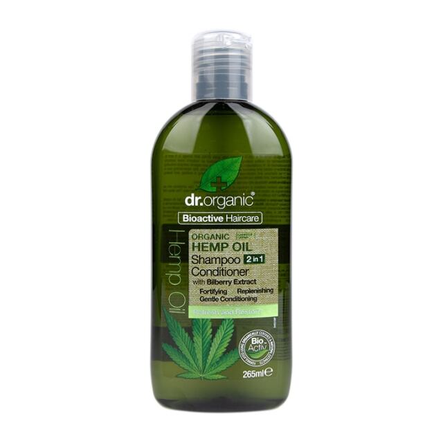Dr Organic Hemp Oil 2 in 1 Shampoo & Conditioner 265ml - 1