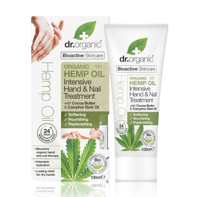 Dr Organic Hemp Oil Hand & Nail Treatment 100ml - 1