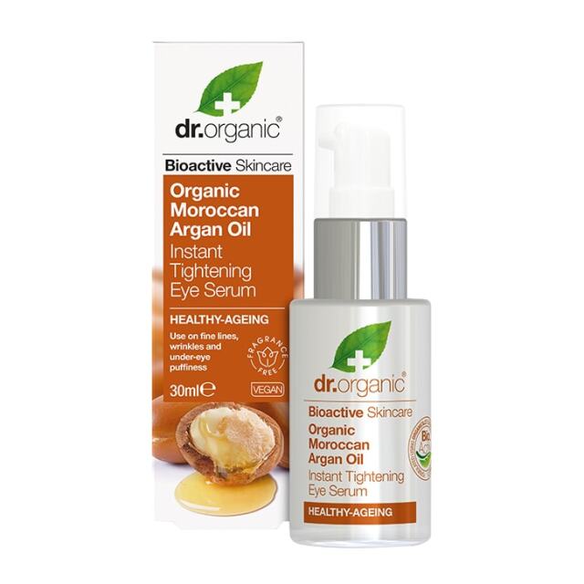 Dr Organic Moroccan Argan Oil Instant Tightening Eye Serum 30ml - 1