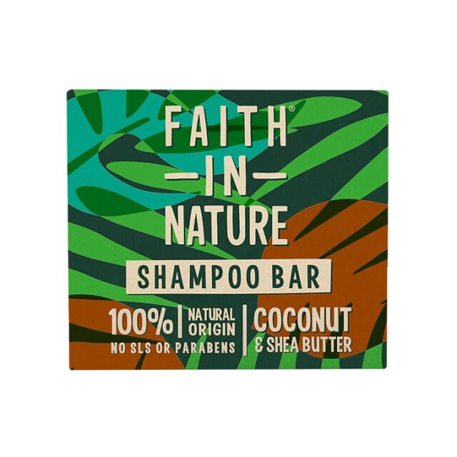 Faith in Nature - Shampoo Bar Coconut & Shea Butter 85g - 1