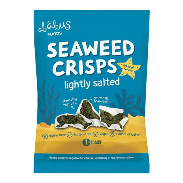 Abakus Foods Seaweed Crisps Lightly Salted 18g - 1