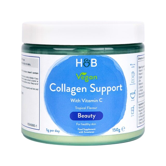 Holland & Barrett Vegan Collagen Tropical Flavoured Powder 150g - 1