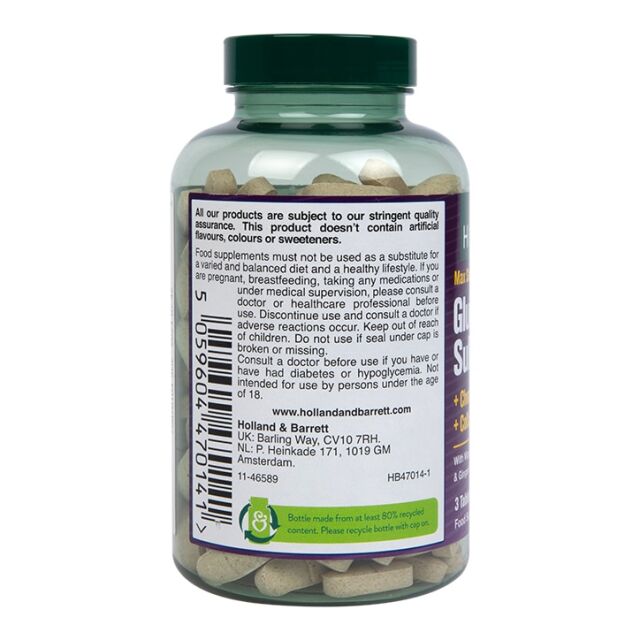 Holland & Barrett Max Strength Glucosamine & Chondroitin 180 Tablets