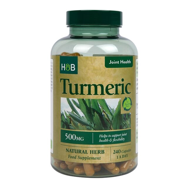 Holland & Barrett Turmeric 500mg 240 Capsules - 1