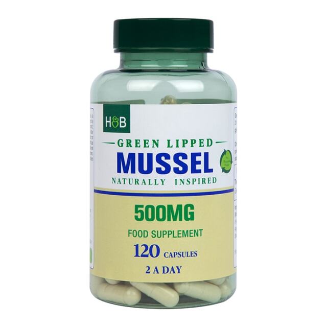 Holland & Barrett Green Lipped Mussel 500mg 120 capsules - 1