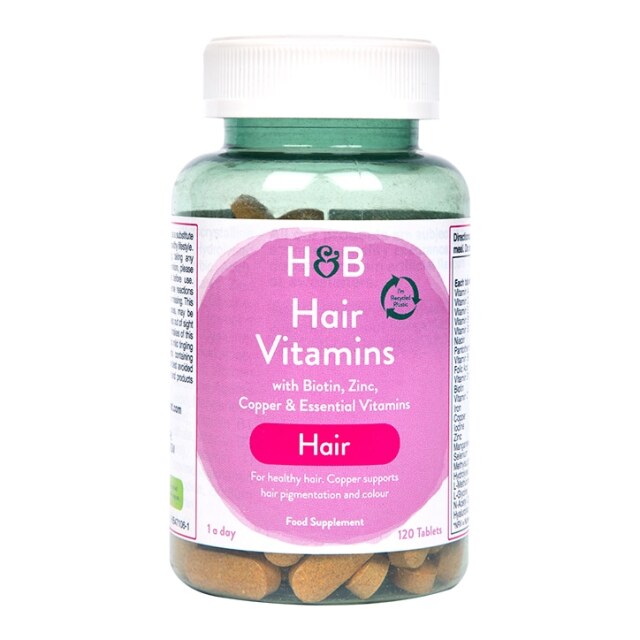 Holland & Barrett Hair Vitamins 120 Tablets - 1