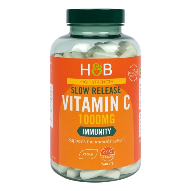 Holland & Barrett Vitamin C High Strength Slow Release 1000mg 240 Tablets - 1