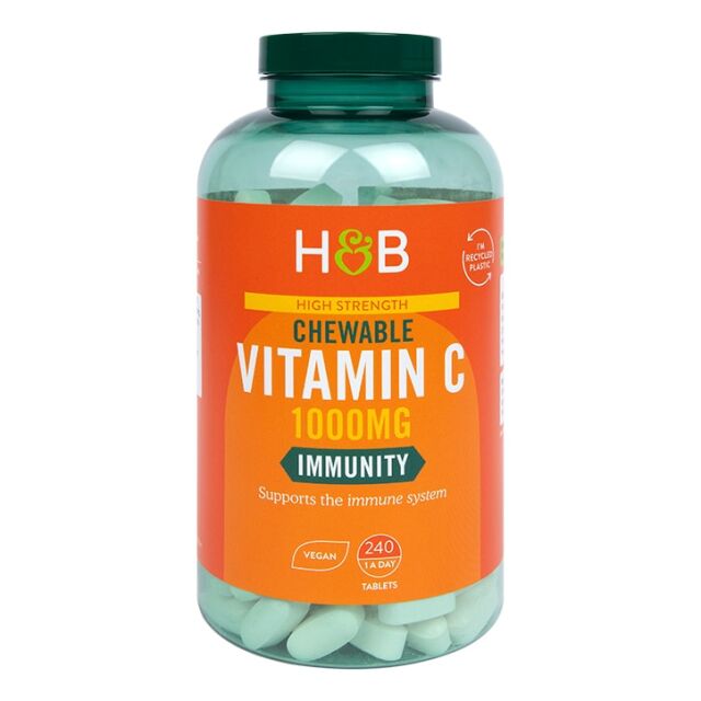 Holland & Barrett Chewable Vitamin C 1000mg 240 Chewables - 1