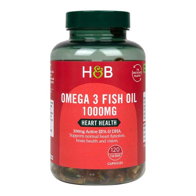 Holland & Barrett Omega 3 Fish Oil 1000mg 120 Capsules - 1