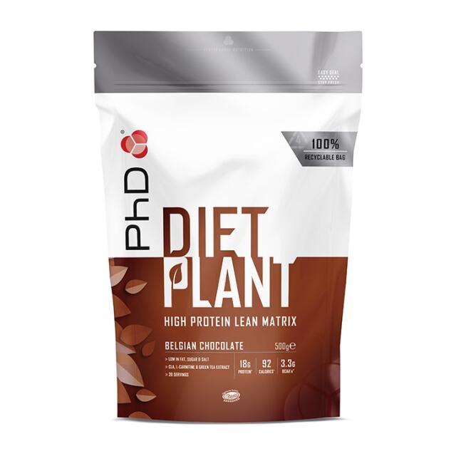 PhD Nutrition Diet Plant Belgian Chocolate 500g - 1