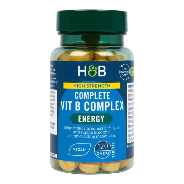 Holland & Barrett High Strength Complete Vit B Complex 120 Tablets - 1