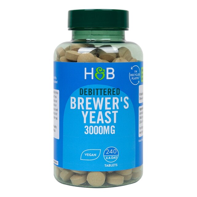 Holland & Barrett Debittered Brewer's Yeast 3000mg 240 Tablets - 1