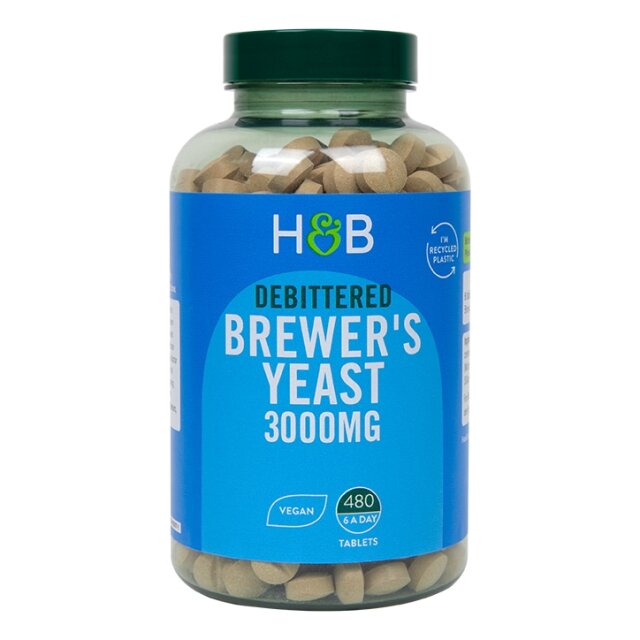 Holland & Barrett Debittered Brewer's Yeast 3000mg 480 Tablets - 1