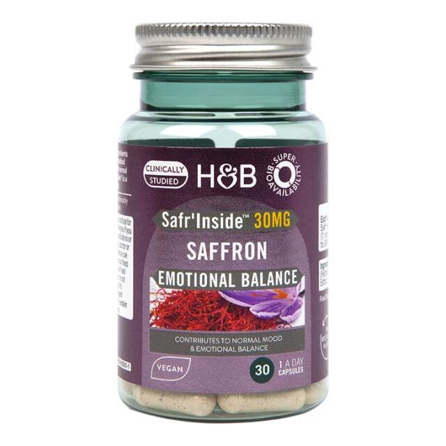 Holland & Barrett Saffron 30mg 30 Capsules - 1