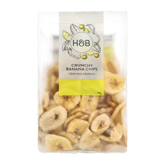 Holland & Barrett Crunchy Banana Chips 210g - 1