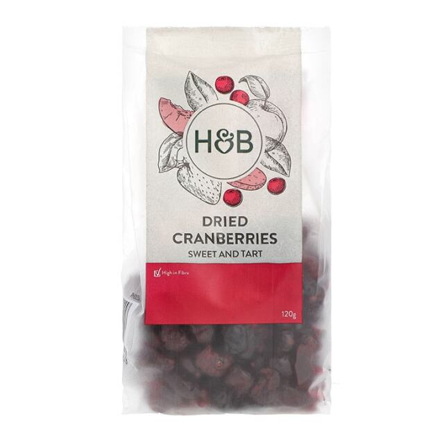 Holland & Barrett Dried Cranberries 120g - 1