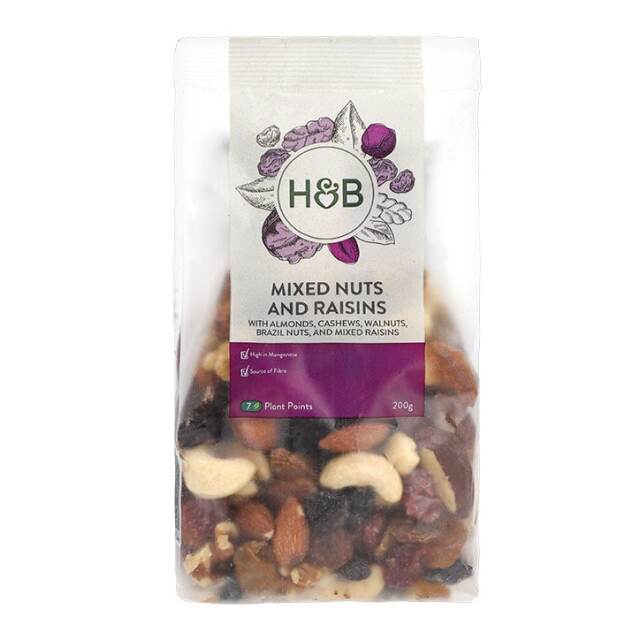 Holland & Barrett Mixed Nuts & Raisins 200g - 1