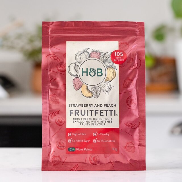 Holland & Barrett Fruitfetti Strawberry & Peach 30g - 1