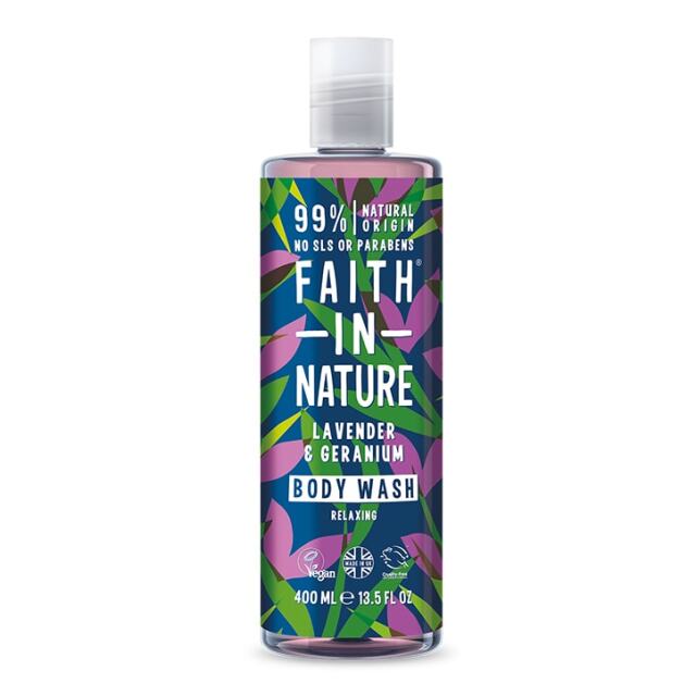 Faith in Nature Lavender and Geranium Body Wash 400ml - 1