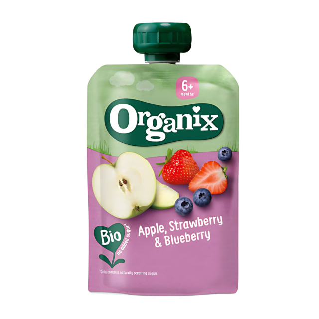 organix_organic_apple_strawberry___blueberry_fruit_puree_pouch_6m__100g_9000799